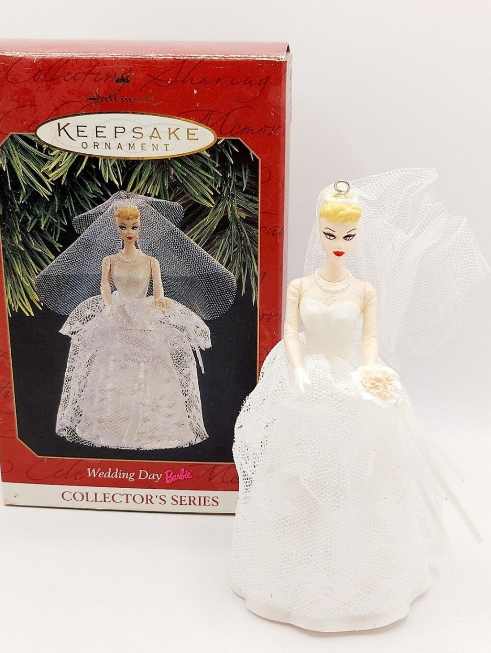 1997 Hallmark Keepsake Wedding Day Barbie Ornament #4 Collector’s Series w Box